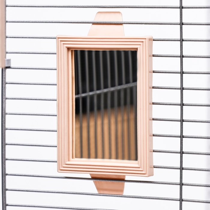 Клетка для птиц Клетка для птиц "Пижон" №101-Б, разборная, 42 х 30 х 65см (укомплект.) бежевая