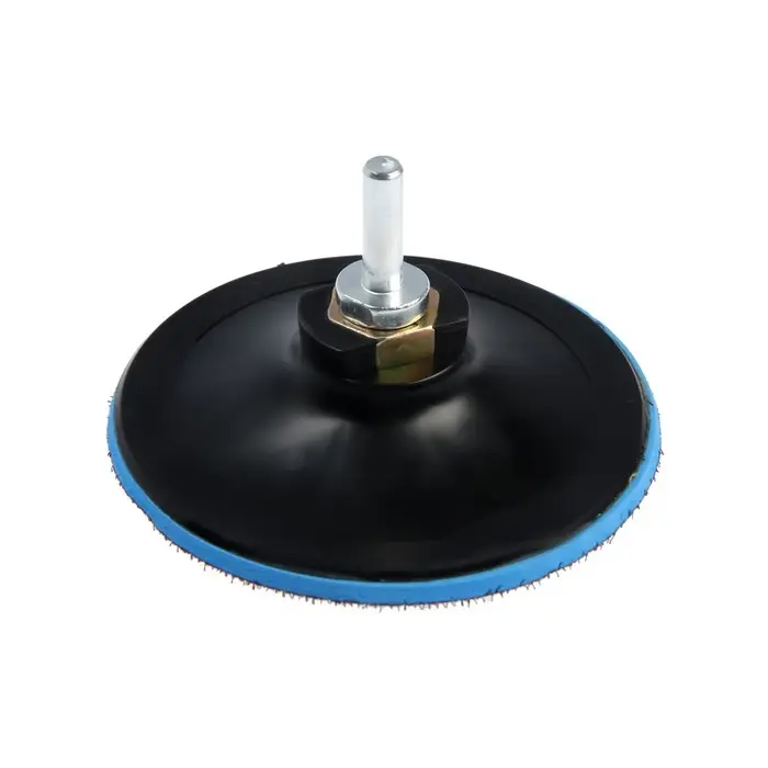 Насадка с липучкой для дрели и УШМ ТУНДРА, М14, с адаптером, твердая, 115 мм