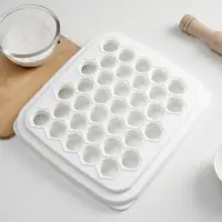 Пельменница IDEA, 35 ячеек, d=2.5 см, 25.5&times;28&times;2.9 см, пластик, белый