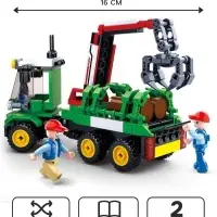 Конструктор Город Sluban &laquo;Лесозаготовочная машина&raquo;, 209 деталей