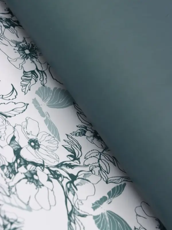 Пленка для цветов, &laquo;Романтичные моменты&raquo;, сине-серый, 57&times;57 см