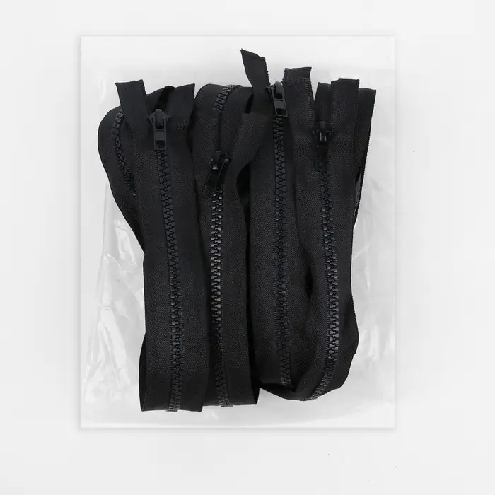 Молния «Трактор», №5, разъёмная, замок автомат, 90 см, чёрная Молния «Трактор», №5, разъёмная, замок автомат, 90 см, чёрная