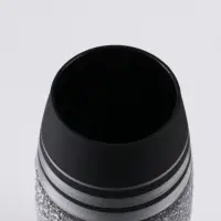 Ваза &laquo;Империал&raquo;, h=26 см, стекло, чёрная