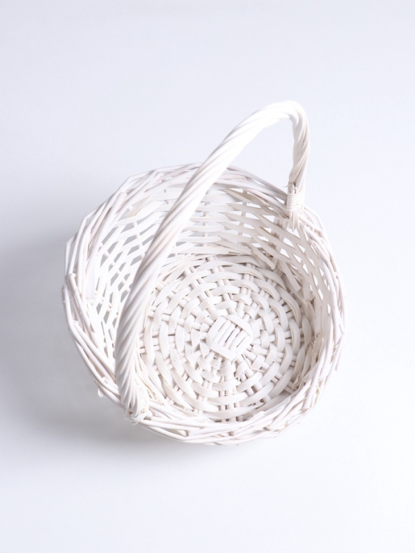 Корзина 25х25х5х13,5х30см, ива, белая