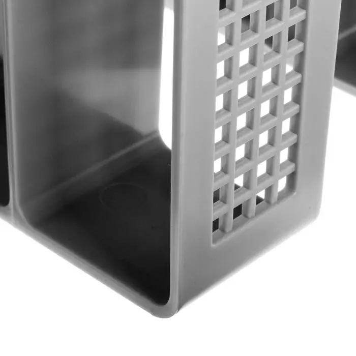 Лоток для бумаг ErichKrause, А4, вертикальный, 3 отделения, серый