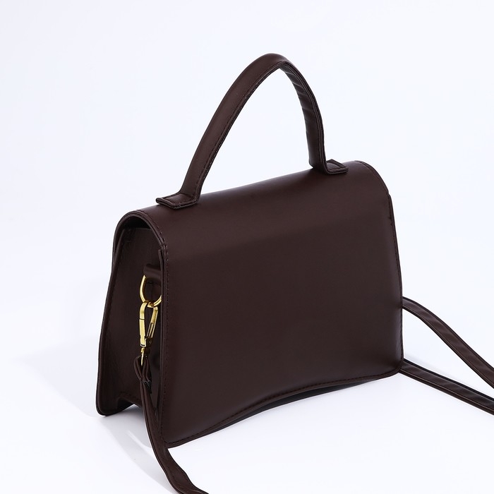 Сумка-мессенджер на магните, цвет коричневый Сумка-мессенджер на магните, цвет коричневый