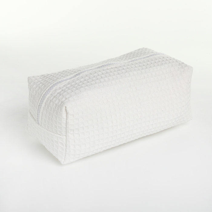 Косметичка на молнии TEXTURA, цвет белый Косметичка на молнии TEXTURA, цвет белый