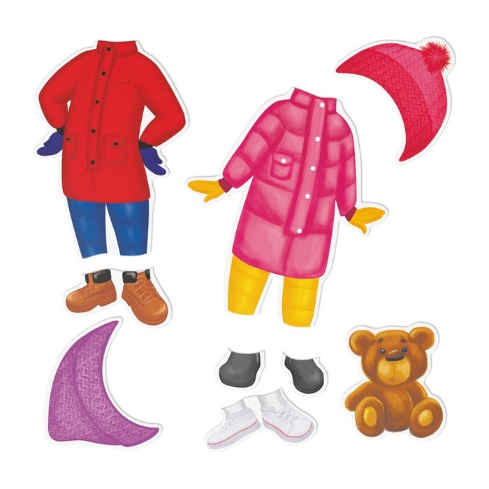 Настольная магнитная игра «Одевалка», 3+ Настольная магнитная игра «Одевалка», 3+