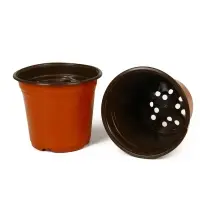 Горшок для рассады, 2.5 л, d=18 см, h=14.5 см, мягкий пластик, терракот, Greengo