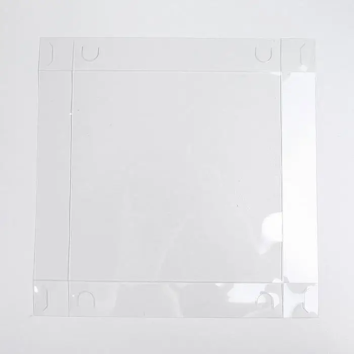 Коробка для кондитерских изделий с пластиковой крышкой &laquo;С Новым годом!&raquo;, 15 х 15 х 3 см