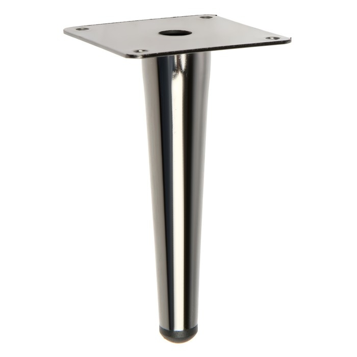 Опора мебельная CAPPIO OP08,h=150мм,толщ площ 1,8,  цвет глянцевый черный Опора мебельная CAPPIO OP08,h=150мм,толщ площ 1,8,  цвет глянцевый черный