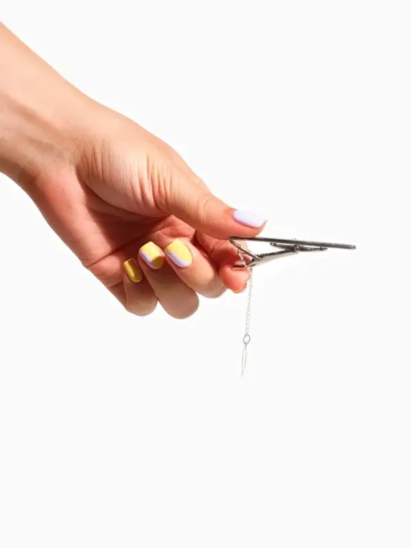 Набор мужской медный &laquo;Запонки + Зажим для галстука&raquo;, круг с гравировкой, чёрно-белый в серебре