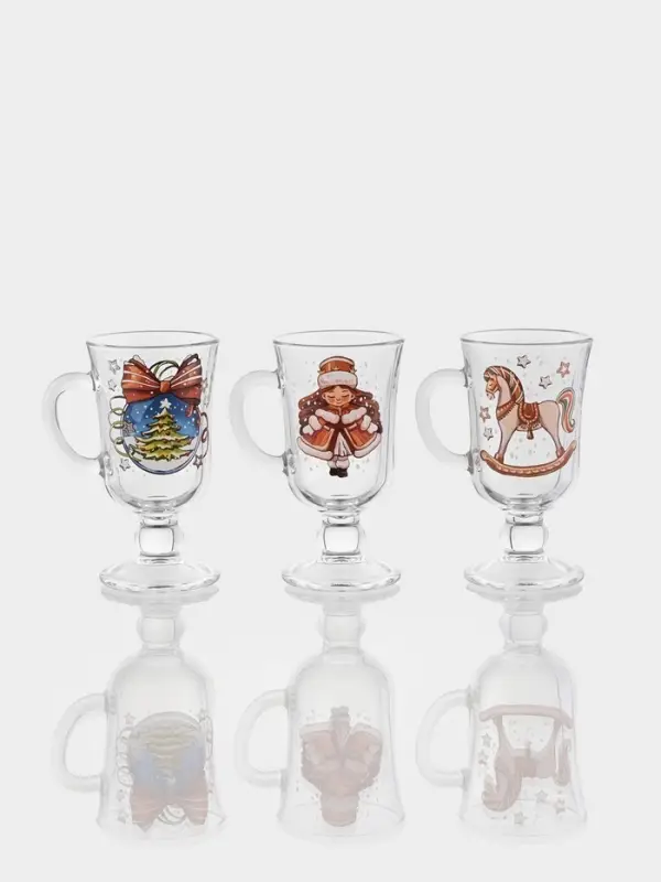 Кружка Кружка "Глинтвейн" "Новогодние игрушки" 250 мл