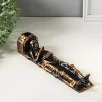 Подставка для благовоний, под свечу &laquo;Вечность&raquo;, 26&times;5&times;5 см, гипс под бронзу винтаж