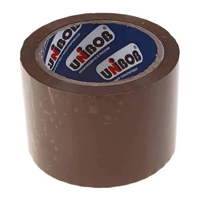 Клейкая лента UNIBOB 72мм*66м 50мкм, тёмная Клейкая лента UNIBOB 72мм*66м 50мкм, тёмная