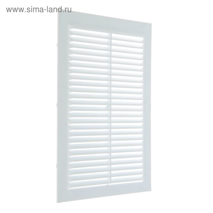Решетка вентиляционная TDM SQ1807-0089, 170 х 240 мм, неразъемная, с москитной сеткой, белая
