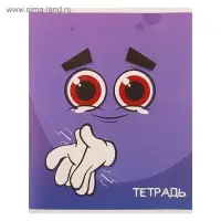 Тетрадь 48 листов в клетку Calligrata «Смайлики-2», обложка мелованный картон, блок офсет, МИКС Тетрадь 48 листов в клетку Calligrata «Смайлики-2», обложка мелованный картон, блок офсет, МИКС