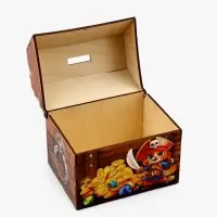 Копилка сундук пиратский &laquo;Мои сокровища&raquo;, 16&times;14.5&times;12 см