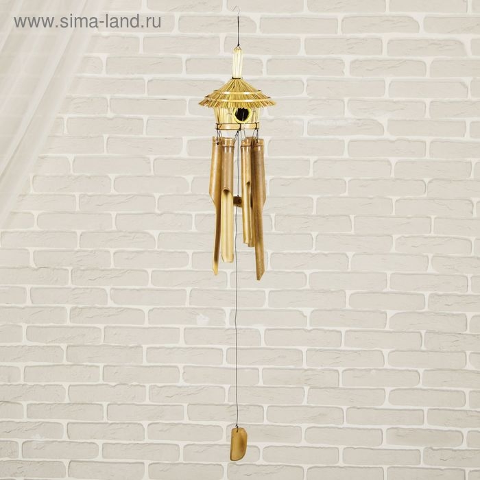 Музыка ветра Музыка ветра "Домик" бамбук 40 см