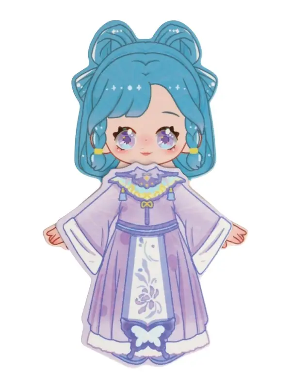 Магнитный набор "Милая модница" блестящий