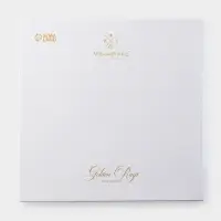 Тарелка WY Golden rays, d=27 см, фарфор, белая