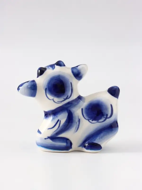 Статуэтка фарфоровая &laquo;Козлик Гоша &raquo;, 7&times;8&times;4 см, гжель