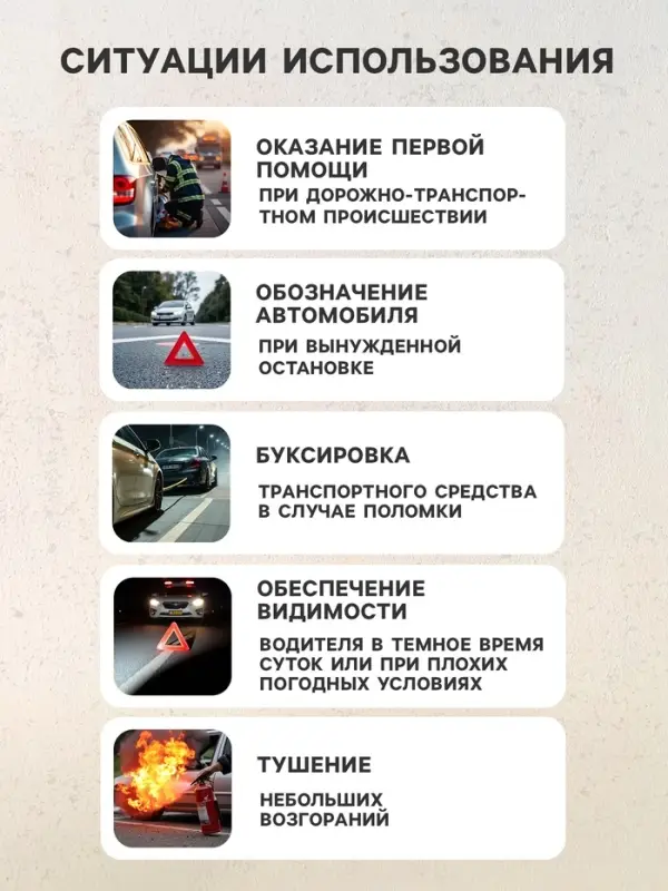 Набор автомобилиста &laquo;Базовый&raquo; Престиж №2, 6 предметов
