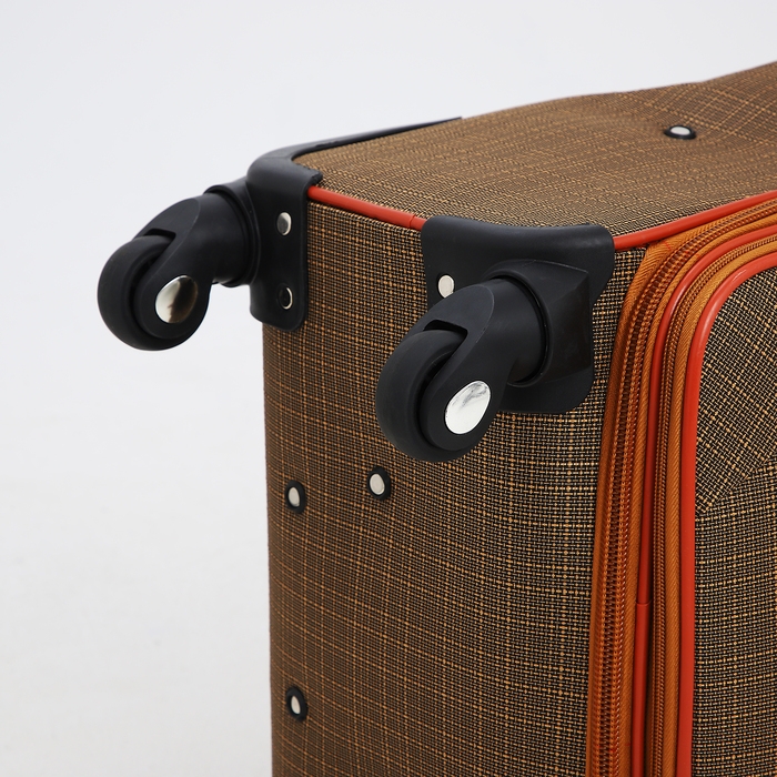 Чемодан средний 52 л (M), отдел на молнии, с расширением, кодовый замок, с расширением, цвет коричневый Чемодан средний 52 л (M), отдел на молнии, с расширением, кодовый замок, с расширением, цвет коричневый