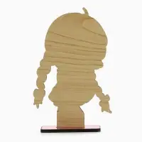 Фигурка аниме «Девочка милая», 7,9 х 12,4 см, дерево