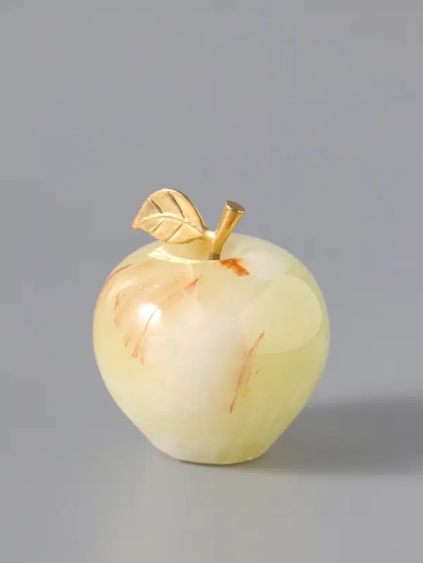 Сувенир &laquo;Яблоко&raquo;, 5 см, набор 4 шт, оникс