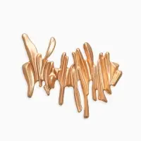 Брошь корейский стиль «Столоктиты», цвет золото Брошь корейский стиль «Столоктиты», цвет золото