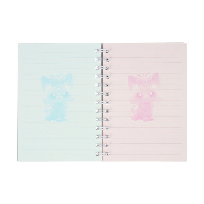 Записная книжка подарочная на гребне 80л,линия, цветной блок,обложка ПВХ 3D Кошка(17,6х13,5см) 105 Записная книжка подарочная на гребне 80л,линия, цветной блок,обложка ПВХ 3D Кошка(17,6х13,5см) 105