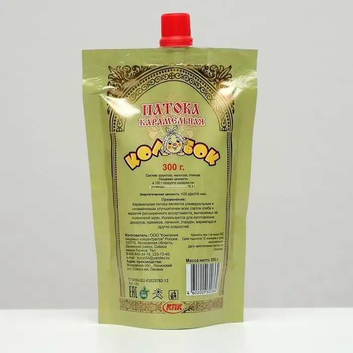 Патока карамельная &laquo;Колобок&raquo;, 300 г