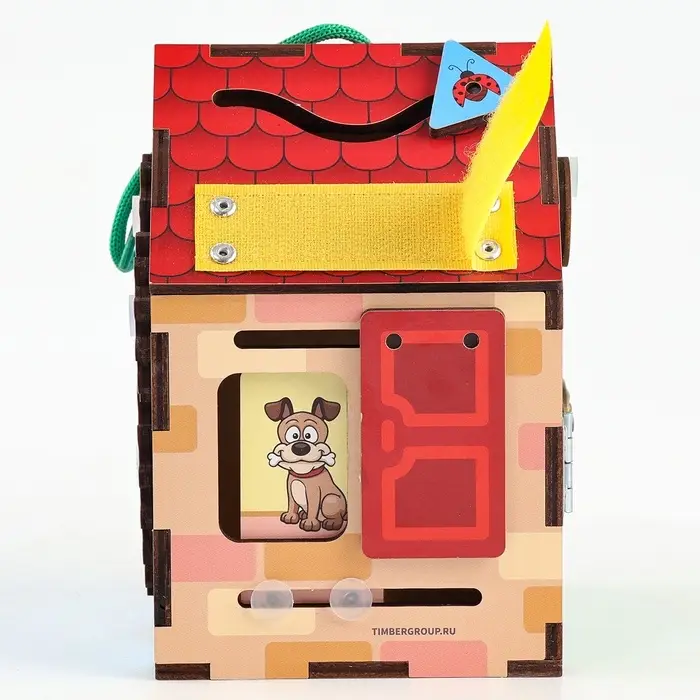 Бизиборд деревянный для детей, МИКС