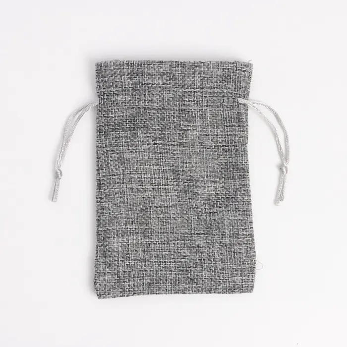 Льняной мешочек для хранения украшений, подарков, трав, 10&times;14 см, набор из 5 штук