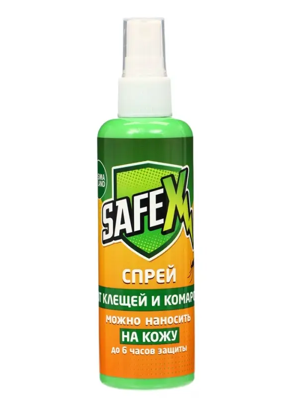 Средство от комаров и мошек Safex KIDS, спрей, детский, 100 мл