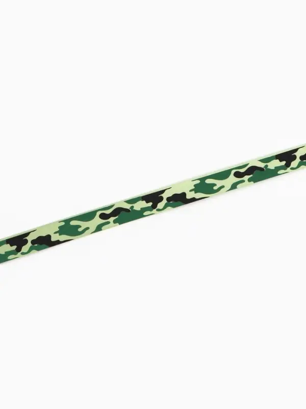 Лента атласная &laquo;Камуфляж&raquo;, 25 мм &times; 23 &plusmn; 1 м, цвет зелёный