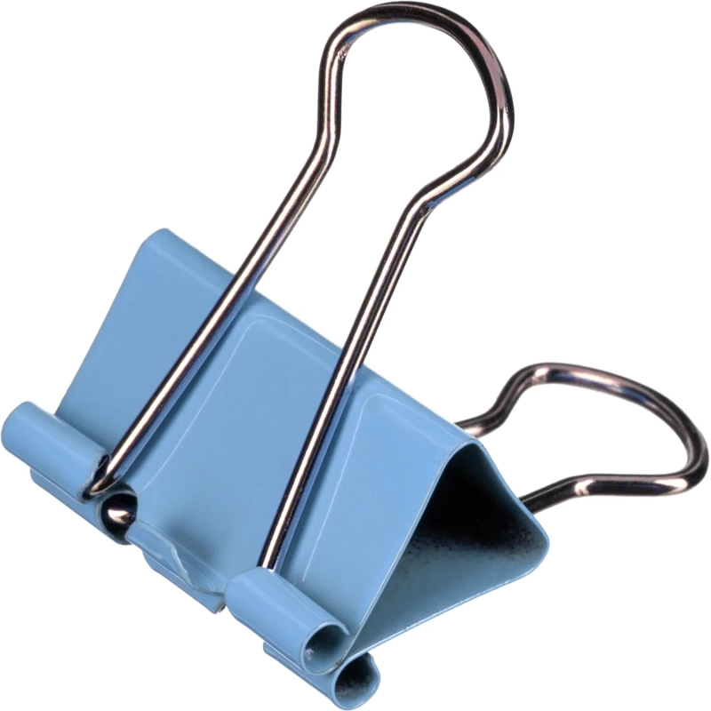 Зажимы для бумаг цветные 25мм 12шт/уп Attache, в картонной коробке