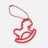 Подвеска «Лошадка-качалка», 3D-печать, красная Подвеска «Лошадка-качалка», 3D-печать, красная