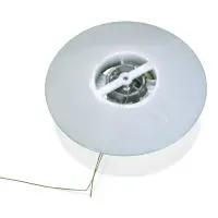 Садовый светильник для водоемов 28 х 28 х 9 см на солнечной бат-е "Лотос" фиол-ый N010