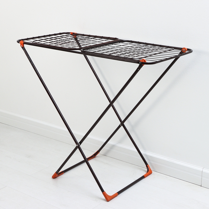 Сушилка для белья напольная, 220×50×90 см, 25 м, цвет бронза Сушилка для белья напольная, 220×50×90 см, 25 м, цвет бронза