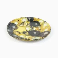 МП Тарелка одноразовая бумажная "Черное золото", шары, 18 см (10 шт.) МП Тарелка одноразовая бумажная "Черное золото", шары, 18 см (10 шт.)