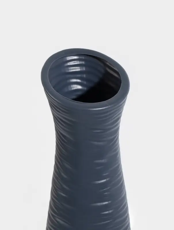 Ваза напольная &laquo;Логанс&raquo;, 57&times;12 см, пластик, серая