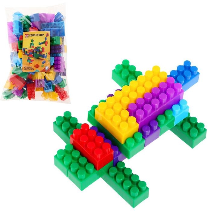 Конструктор №12 «Семицветик», 84 детали Конструктор №12 «Семицветик», 84 детали