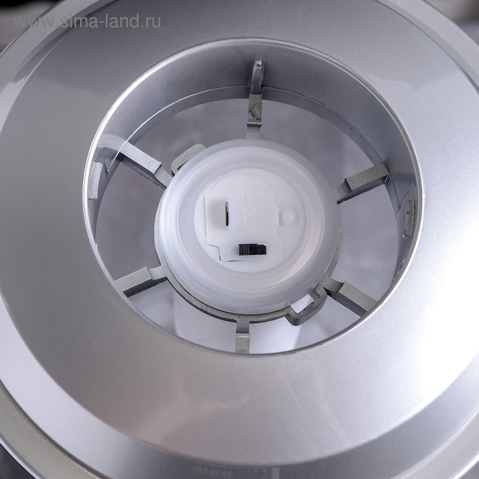 Башня пивная «Металлик», 3 л, колба с подсветкой, 2 батарейки, цвет серебристый Башня пивная «Металлик», 3 л, колба с подсветкой, 2 батарейки, цвет серебристый