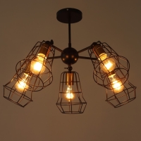 Люстра 2210/5 E27 40Вт черно-бронзовый 34,4х34,4х68 см BayerLux