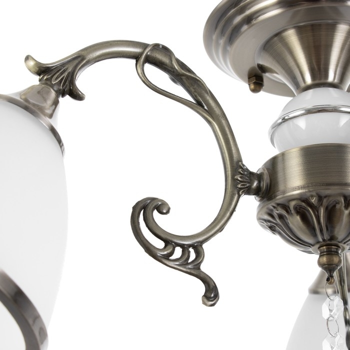 Люстра Люстра "Диего" 3xE27 40Вт бронза 50x50x28см