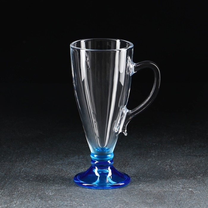 Кружка «Яркость», стеклянная, 250 мл, цветное дно