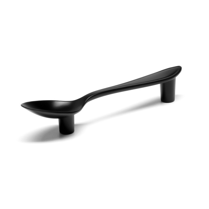 Ручка-скоба Ручка-скоба "Ложка" CAPPIO RSC002, м/о 76 мм, цвет черный