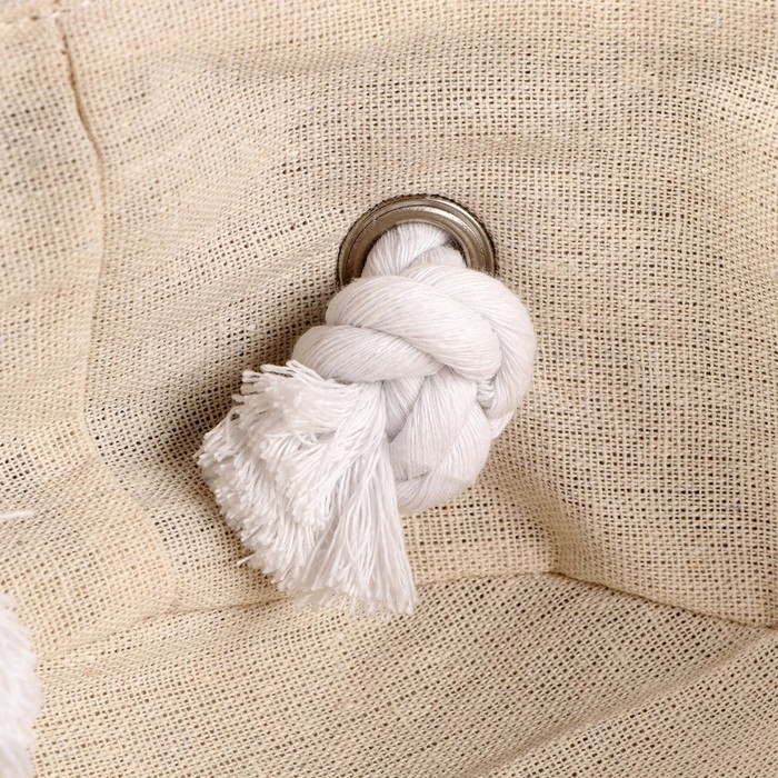 Корзина стеллажная с ручками Корзина стеллажная с ручками "Кантри", 320 х 220 х 100 мм, бежевый